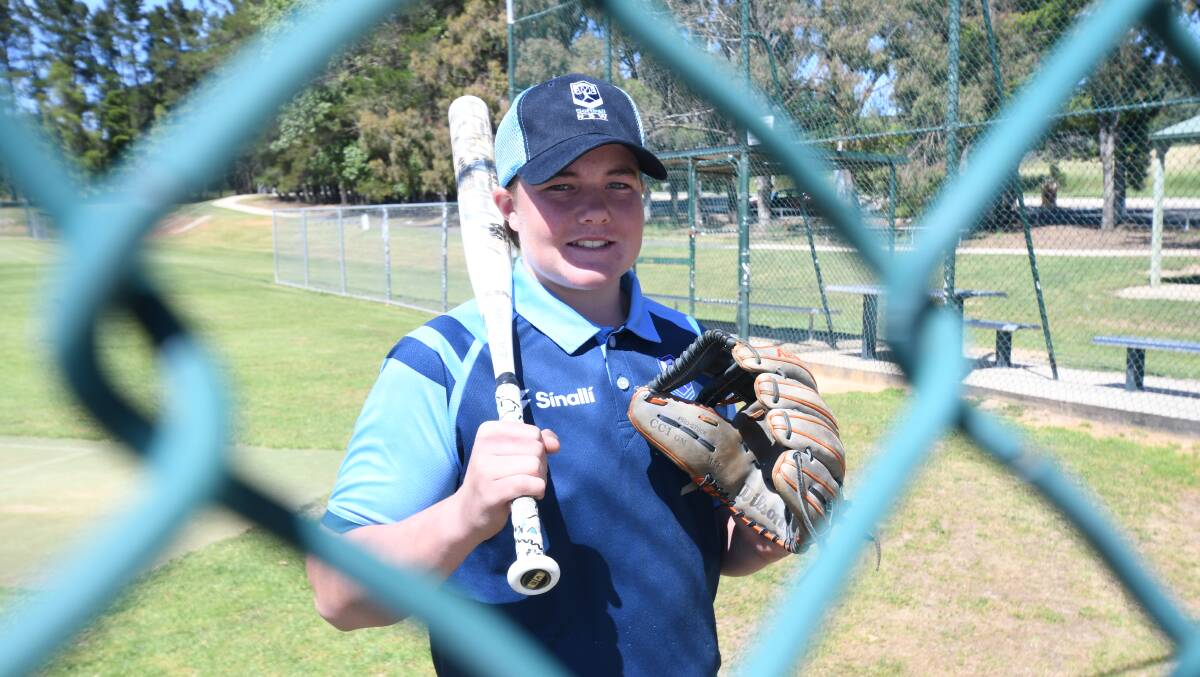 STAR IN THE MAKING: Mathew McKenna has been selected for the Softball NSW u16s state squad for the 2022 season. Photo: JUDE KEOGH.
