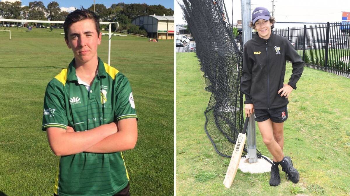 WELL DONE: Charlie Tink and Angus Cornish have been impressive during their Green Shield campaigns so far. 