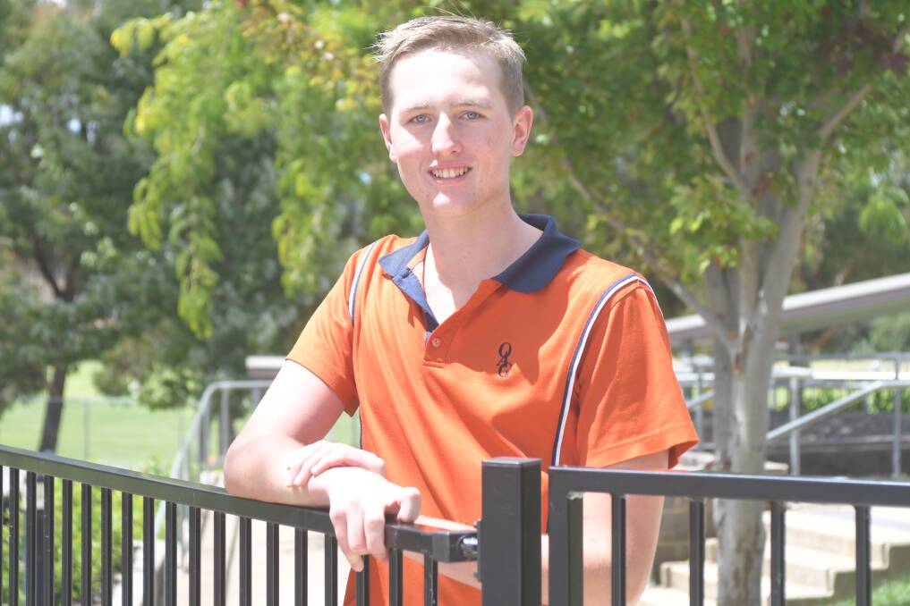 BIG THINGS AHEAD: Orange Anglican Grammar School student Lachlan Thompson has qualified for the Australian Swimming Championships in April. Photo: JUDE KEOGH.