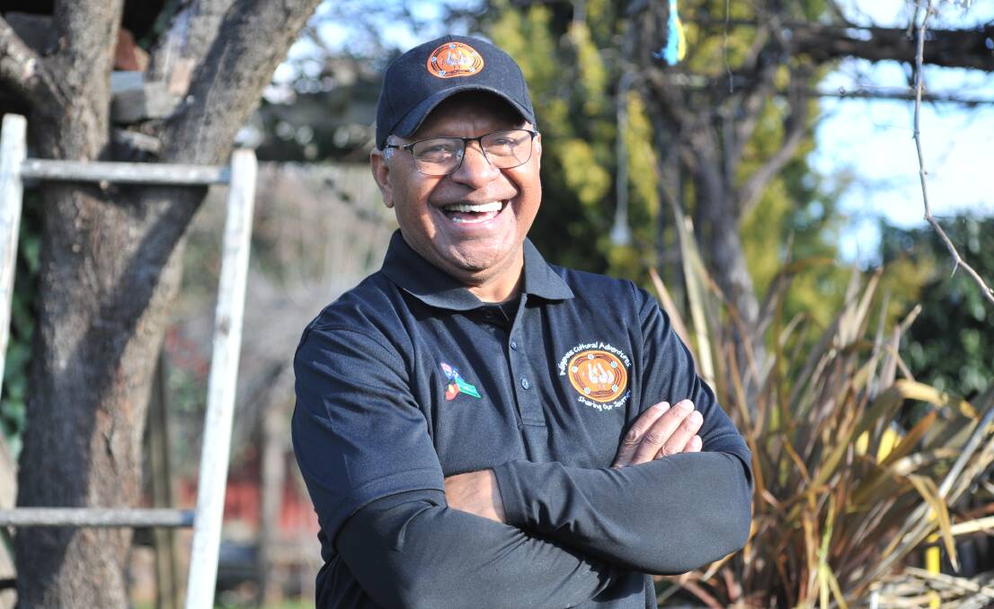 ALL SMLES: Gerald Power is looking forward to Orange's NAIDOC Week events later on this year. Photo: JUDE KEOGH 