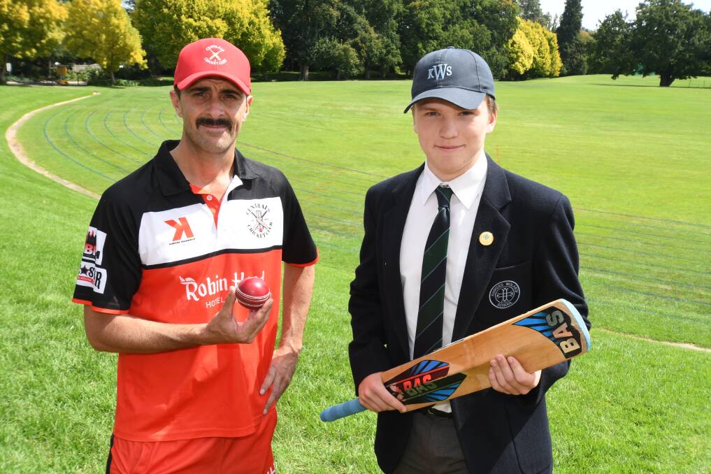 CRUCIAL: Gareth Faul will skipper Centrals while Luke Hunter will captain Kinross in the Orange and District Cricket Association second grade grand final on Saturday. Photo: JUDE KEOGH.