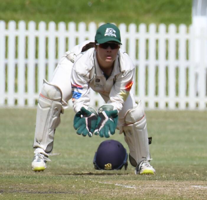 ON THE RISE: Orange City Cricket Club player Katie Letcher has been chosen in the under 19s ACT/Country NSW cricket female pathways squad. Photo: JUDE KEOGH.