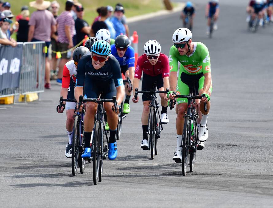 LEARNING CURVE: Luke Tuckwell was in action over the weekend at the Bathurst Cycling Classic. Photo: ALEXANDER GRANT.