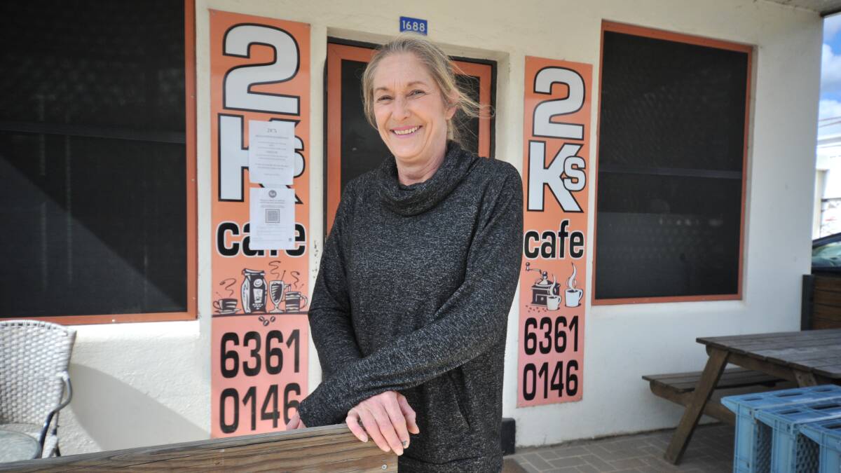 WILL BE MISSED: Kelly Griffiths of 2K's Café is selling the business after 20 years and will take a well-deserved break from the industry. Photo: JUDE KEOGH.