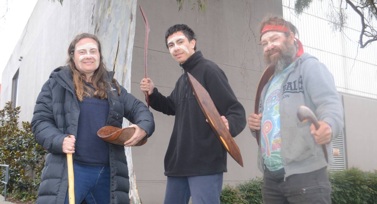 LIFE-CHANGING: Fleur Magick Dennis, Preston Magick and Locky Magick Dennis are helping young people out west. Photo: RILEY KRAUSE.