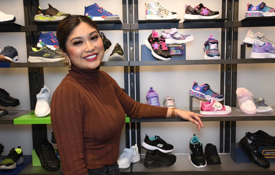 OPEN: Skechers state manager Melanie Balagtas delighted to bring the footwear business to Orange. Photo: CARLA FREEDMAN.