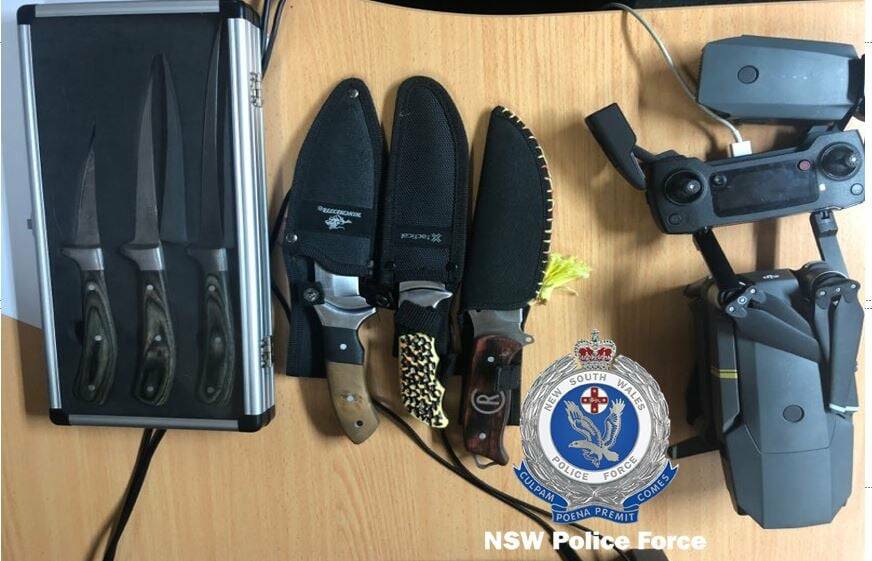 CHARGED: The items seized by police. Photo: Rural Crime Prevention Team - NSW Police Force.