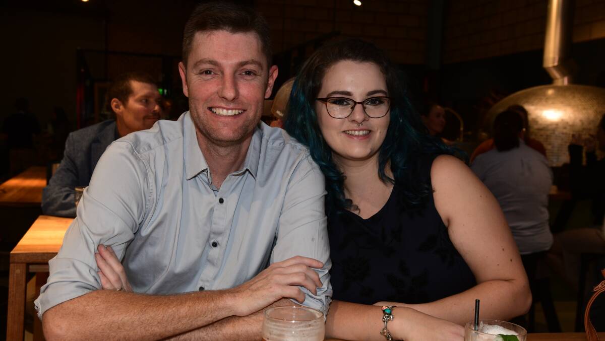Shaun and Krystal-Ann Grenfell at the Orange City Cricket Club presentation for 2023-24. Picture by Jude Keogh