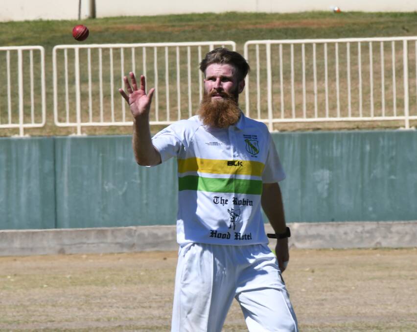 HARD TO STOP: Angus Le Lievre took five wickets for CYMS in his first game back for the side after a two round absence. Photo: CHRIS SEABROOK