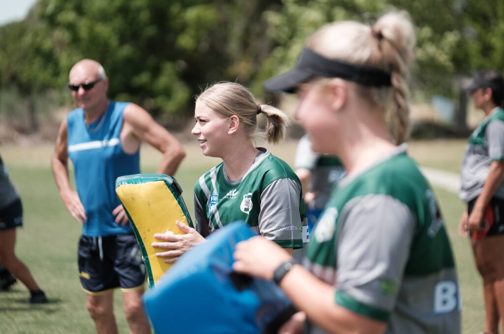 The Western Rams senior women's side have been building towards the round one clash since their opening training session (pictured). Picture by James Arrow.