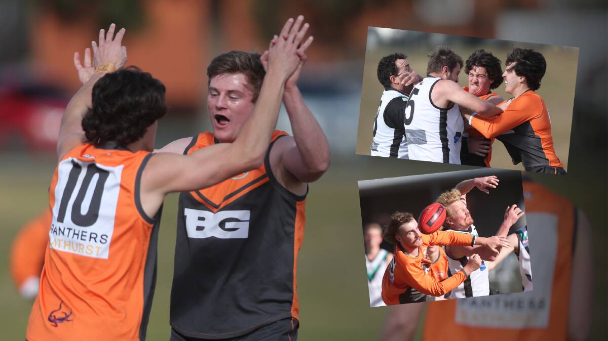 Bathurst Giants and Bathurst Bushrangers played out another fiery derby on Saturday. Pictures by Phil Blatch.