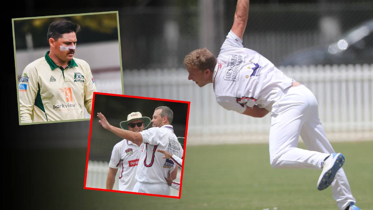 Jed Cruickshank (main) had a stellar game for Bathurst City while Ed Morrish and Clint Moxon were also in fine form.
