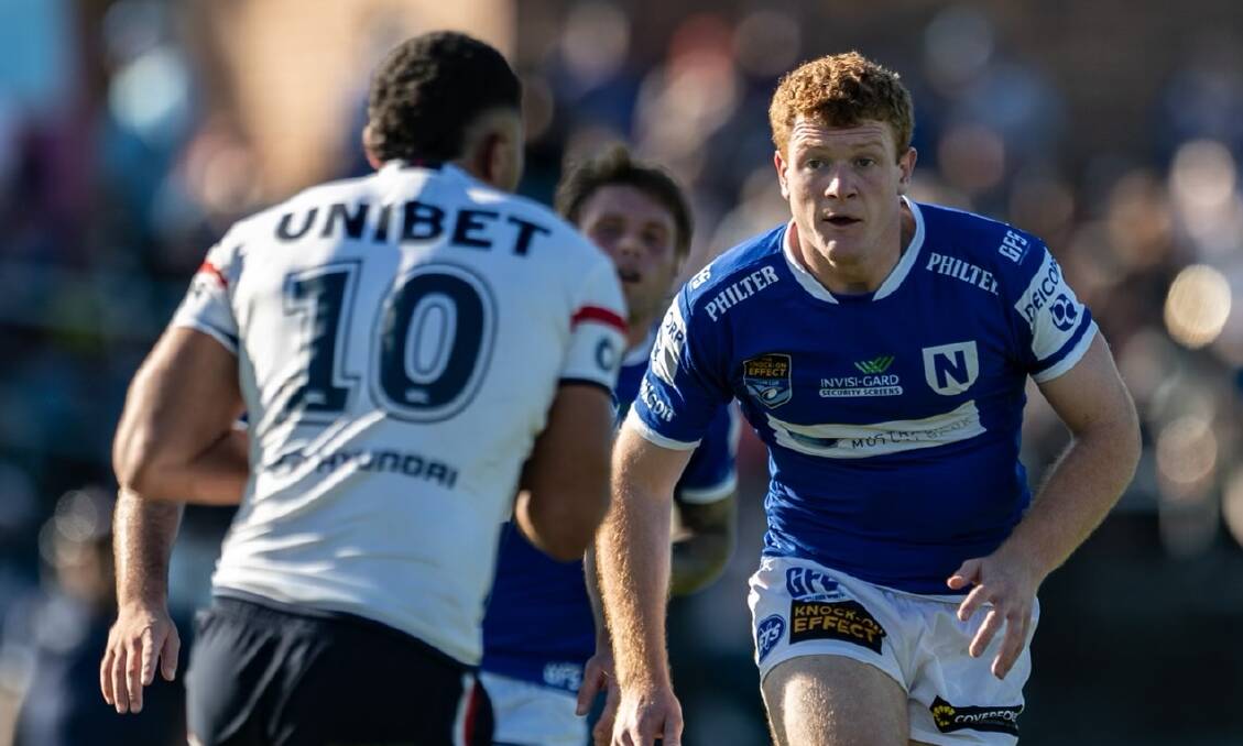 Brad Fearnley in action for the Newtown Jets last season. Picture by Mario Facchini.
