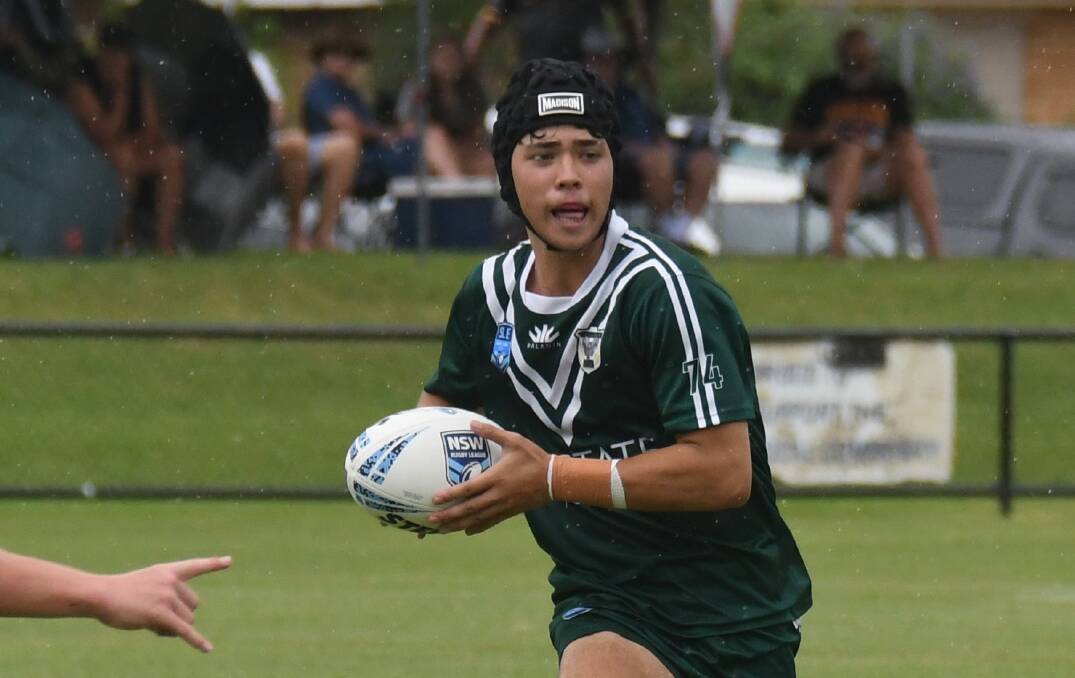 Triston Ross and the Western Rams couldn't capitalise on a dominant start to their Andrew Johns Cup semi-final. Picture by Nick Guthrie.