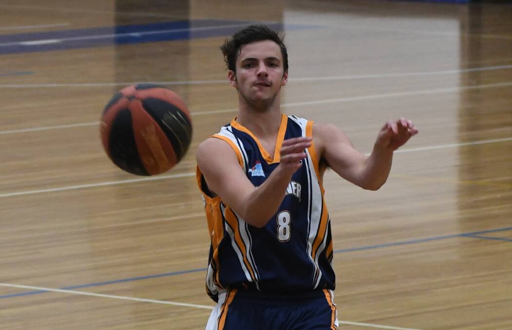 RED RUMBLE: Andrew Parish is part of an understaffed Bathurst Goldminers team for this Saturday's match against Illawarra Hawks Red. Photo: CHRIS SEABROOK