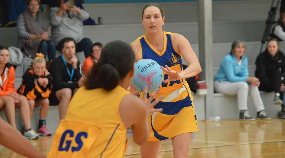 CHALLENGE: Alisha Glasgow and Bathurst's opens team are playing in division one at this year's Netball NSW State Championships. Photo: PHIL BLATCH