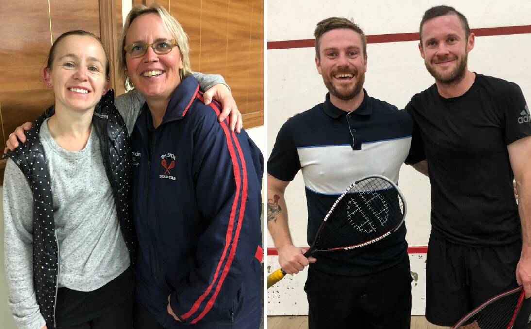 UNSTOPPABLE: Alisha Atkinson won her 17th straight Panthers Bathurst Squash Club Championships title, beating Tanya Besant. Daniel Pollard continued his domination of the men's event with victory over Nathan Staines.