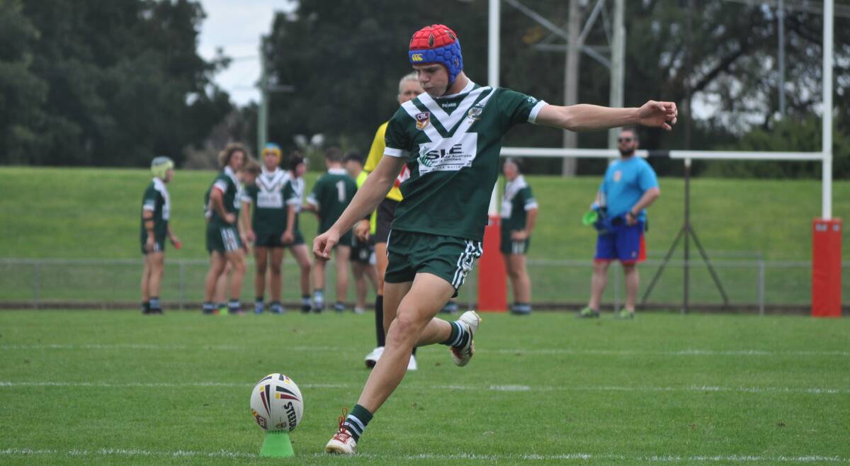 Flashback to Ray Towney's magic under 16s game for the Western Rams, where his golden boot took the team into the Country Championships decider. Picture by Nick McGrath.