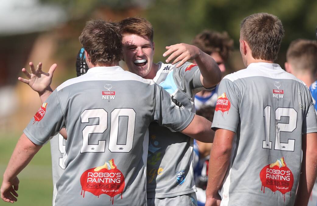Orange Hawks were victorious in Saturday's Bathurst Knockout under 18s grand final. Picture by Phil Blatch.