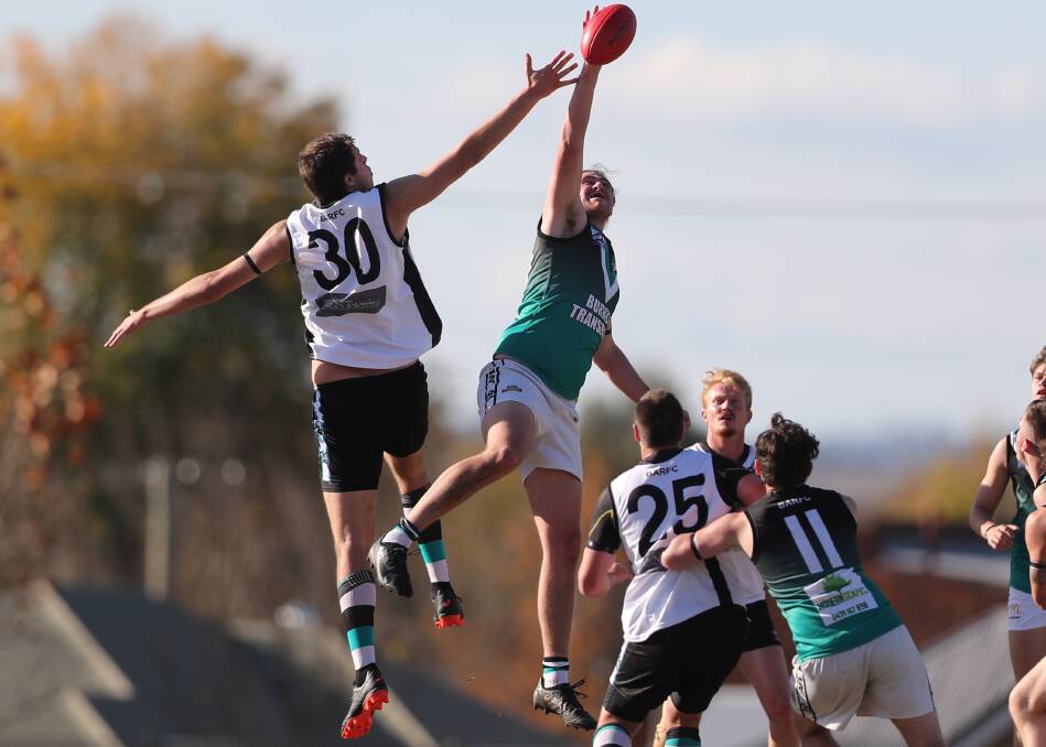 DERBY DELIGHT: The Bathurst Bushrangers Rebels and Outlaws face-off again on the weekend, less than a month after their first derby of the year. Photo: PHIL BLATCH