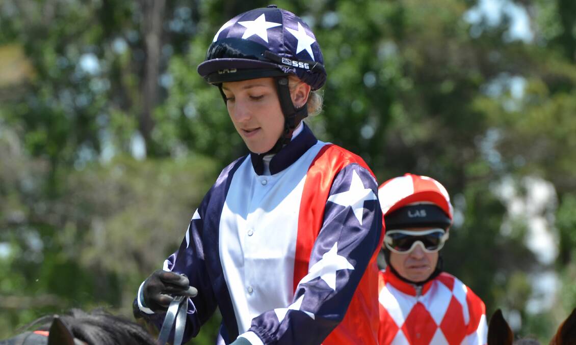 MARE'S BACK: Eleanor Webster-Hawes, pictured at Saturday's Bathurst meeting, has the ride on Annecy. Photo: ANYA WHITELAW