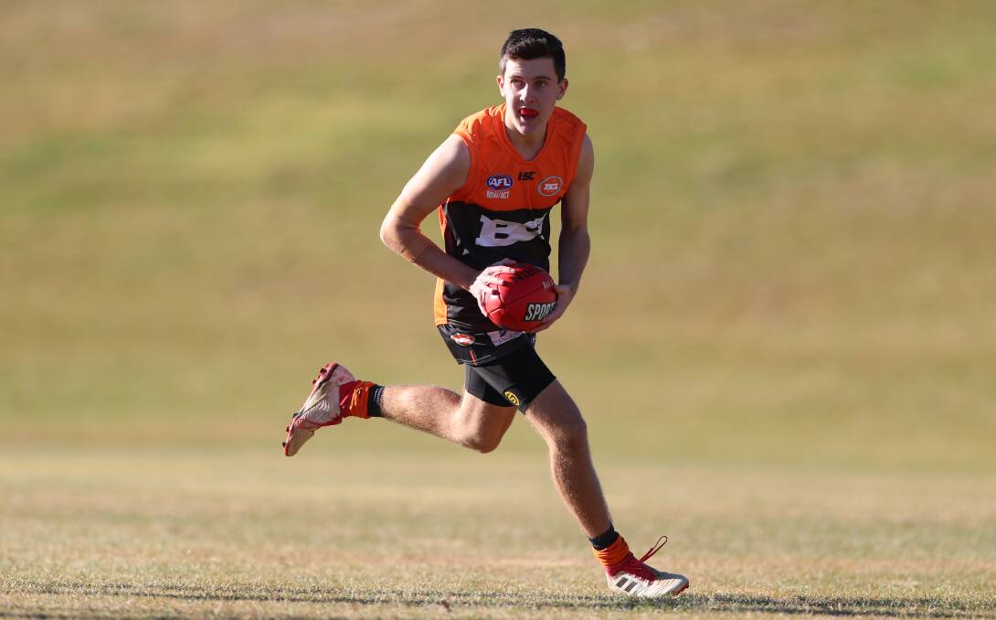 FIRE UP: Bailey Brien and Bathurst Giants face the toughest test of their away run when they play Orange Tigers. Photo: PHIL BLATCH