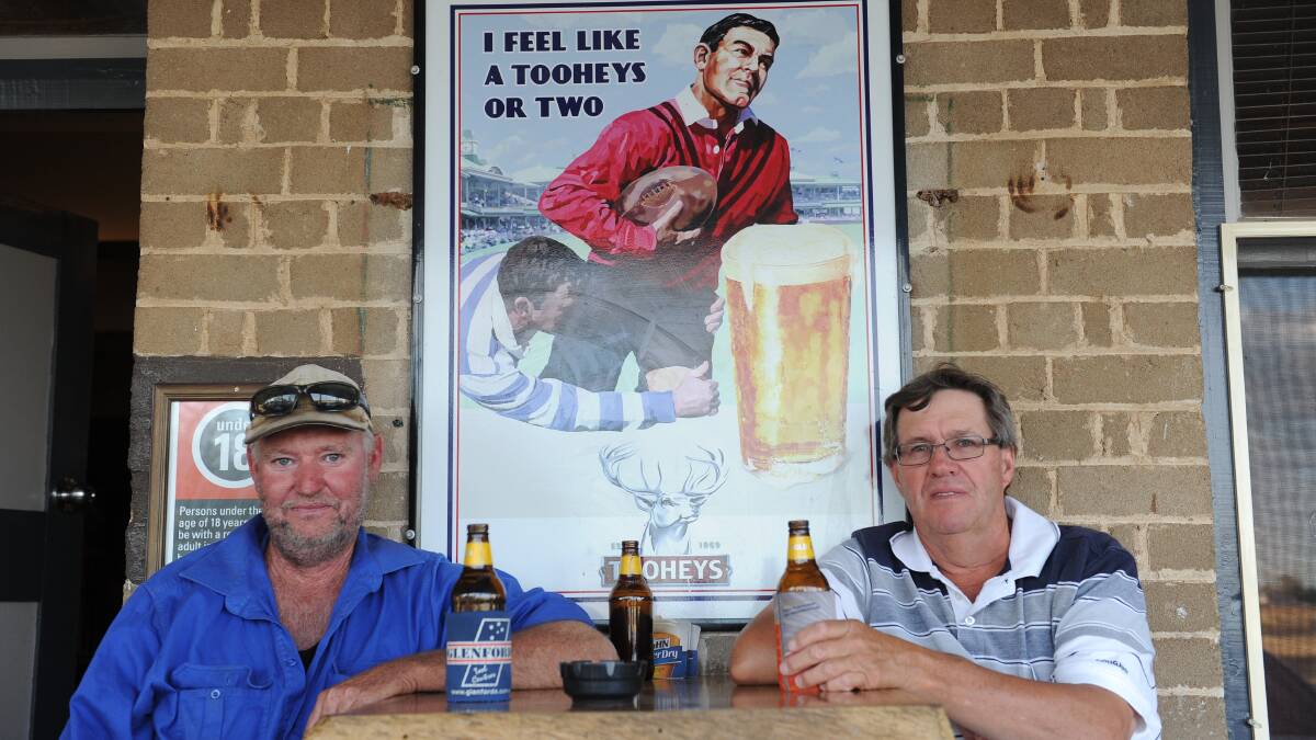 Last drinks. The Armatree Hotel shut down its public bar today but hopes to keep some trading going through takeaway food and liquor after the Australia-wide closure on pubs and clubs. Photo by Rachael Webb for a special on the award-winning pub a few years ago.