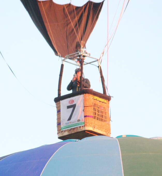 THE AIR UP THERE: The Canowindra International Balloon Challenge is in full swing, with good weather forecast for Saturday night's Balloon Glow. Photo: CANOWINDRA NEWS