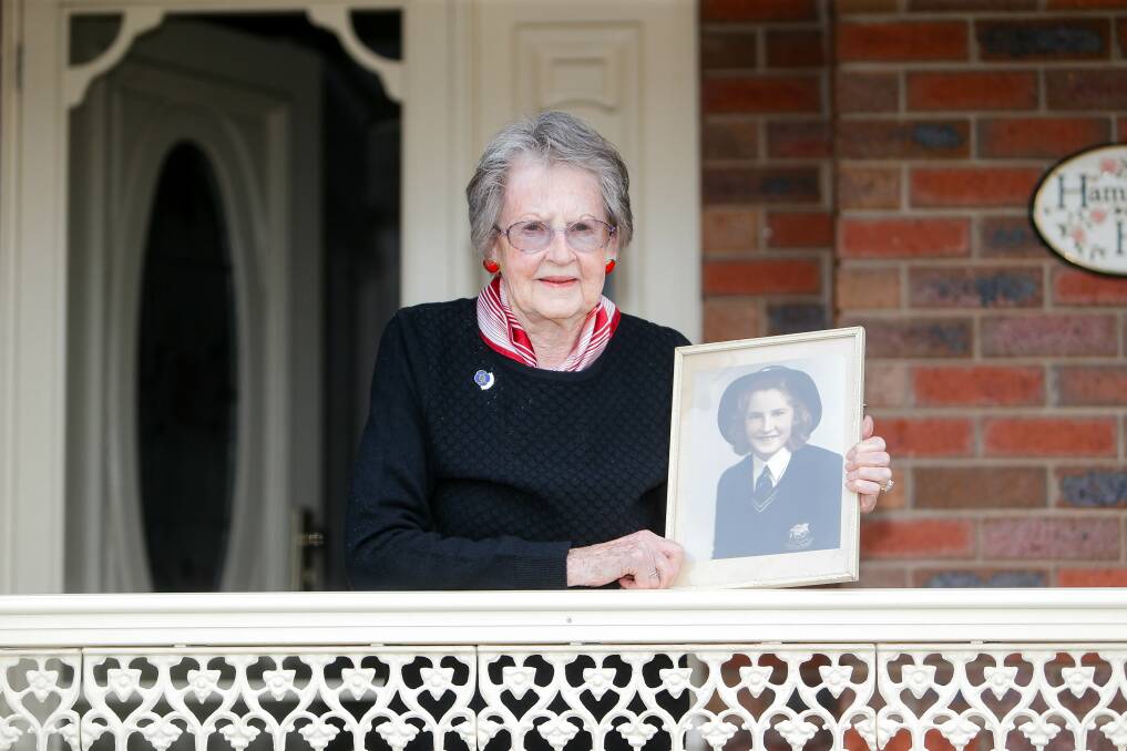 MEMORIES: Helen Raw was a school girl when the Japanese surrendered during WWII. Picture: Anthony Brady