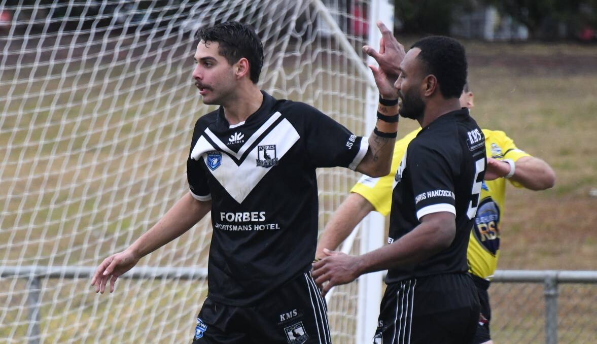 Zeke Hartwig developed into a key part of the Forbes Magpies' attack this season. Picture by Amy McIntyre