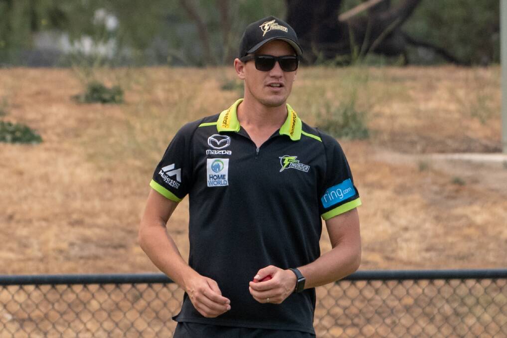 READY: Chris Tremain insists his Sydney Thunder side is peaking at the right time. Photo: KATHLEEN MINNEY