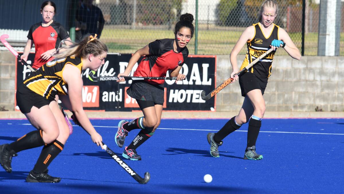 Dubbo downed Orange in Astley Cup hockey on Wednesday. Photos: AMY McINTYRE