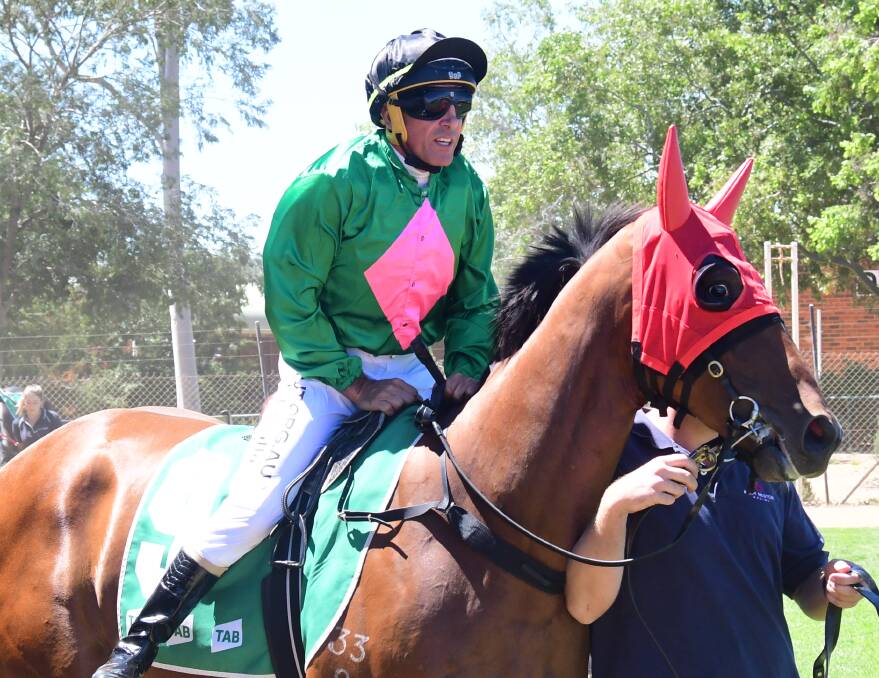 TWO TIMES: Anthony Cavallo, pictured prior to riding a winning double at Dubbo last month, was in top form early on at Wellington on Tuesday. Photo: NICK GUTHRIE