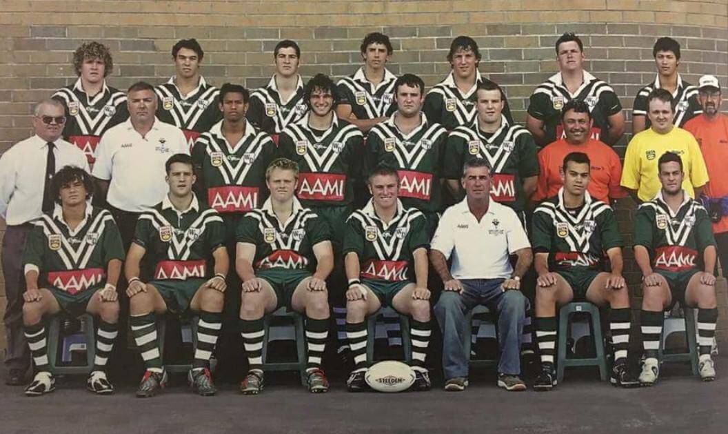 FLASHBACK: Joel Thompson (back row, third from left) during his time as a Western Rams junior.
