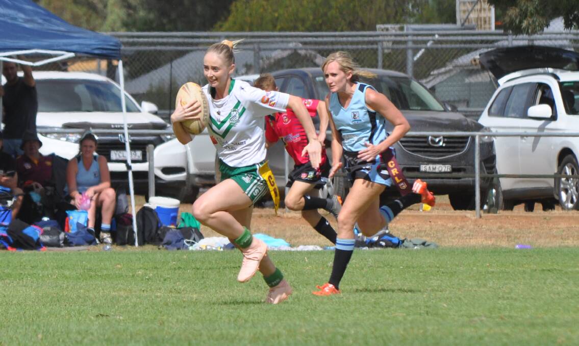 IN THE CLEAR: Dubbo CYMS' Madi Crowe in action at last year's carnival. Photo: NICK McGRATH