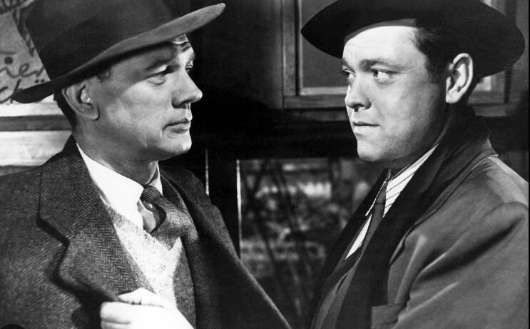 Johseph Cotton and Orson Wells star in The Third Man. Picture Courtesy Everett Collection
