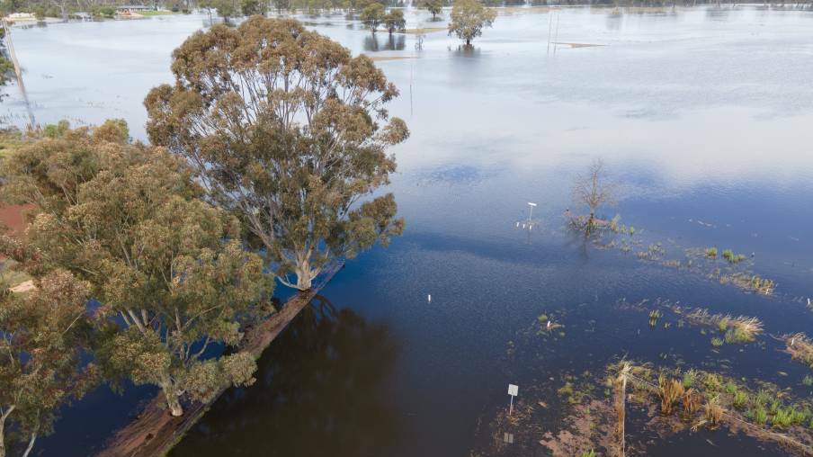 STAY CLEAR OF FLOODWATERS: The Cowra, Forbes and Condobolin regions have been inundated with water over the last two weeks. Photo: Joshua Gavin 2LVR.