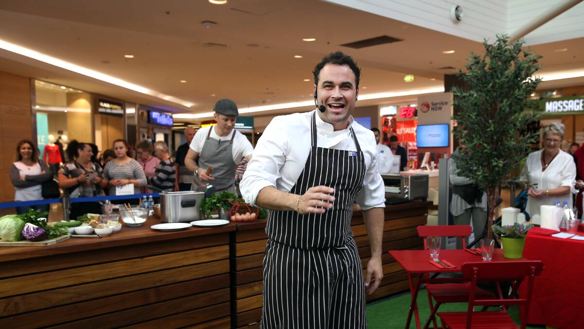 KICKING BACK: Celebrity chef Miguel Maestre was spotted in Orange.