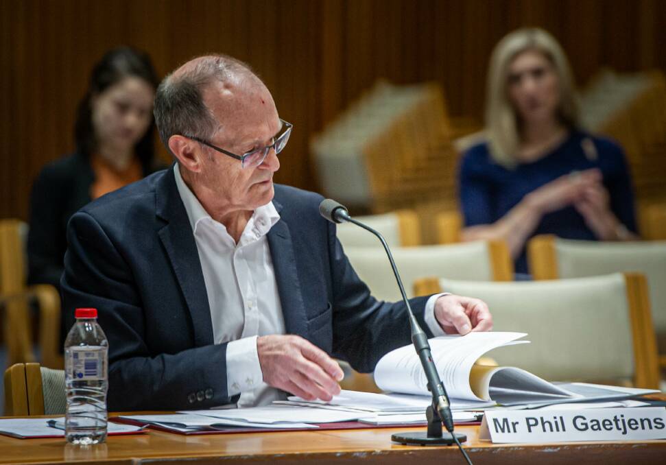 Department of Prime Minister and Cabinet Secretary Phil Gaetjens. Picture: Karleen Minney