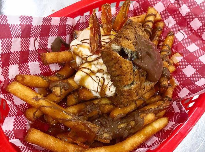 DONUT FRIES: Summer time means iced coffee, milkshakes and ... donut fries? Photo: facebook @smokingbrotherscatering