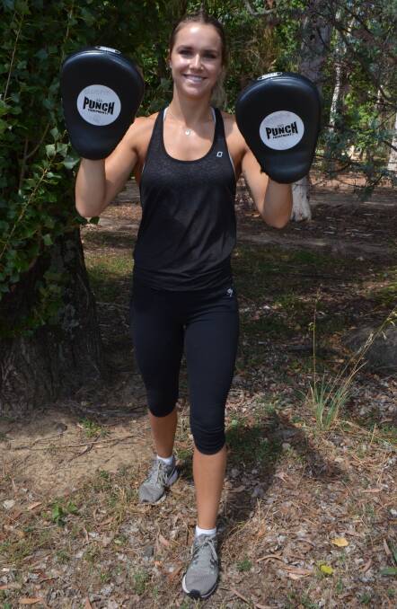 HEAVY HITTER: Charlotte Penny will launch her freshly-minted business with bootcamp-style training in Elephant Park this week. Photo: ALEX CROWE