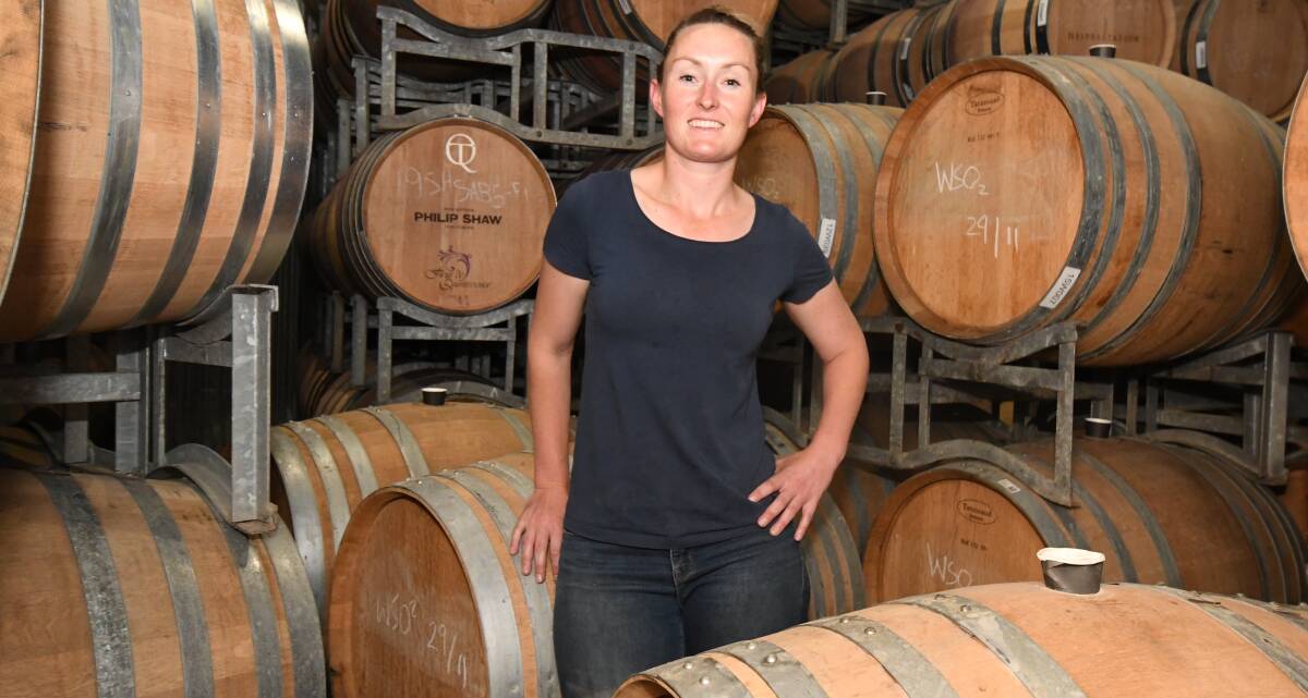 TOP DROP: Nadja Wallington has been making award-winning wine at Philip Shaw Winery since 2014. Photo: JUDE KEOGH