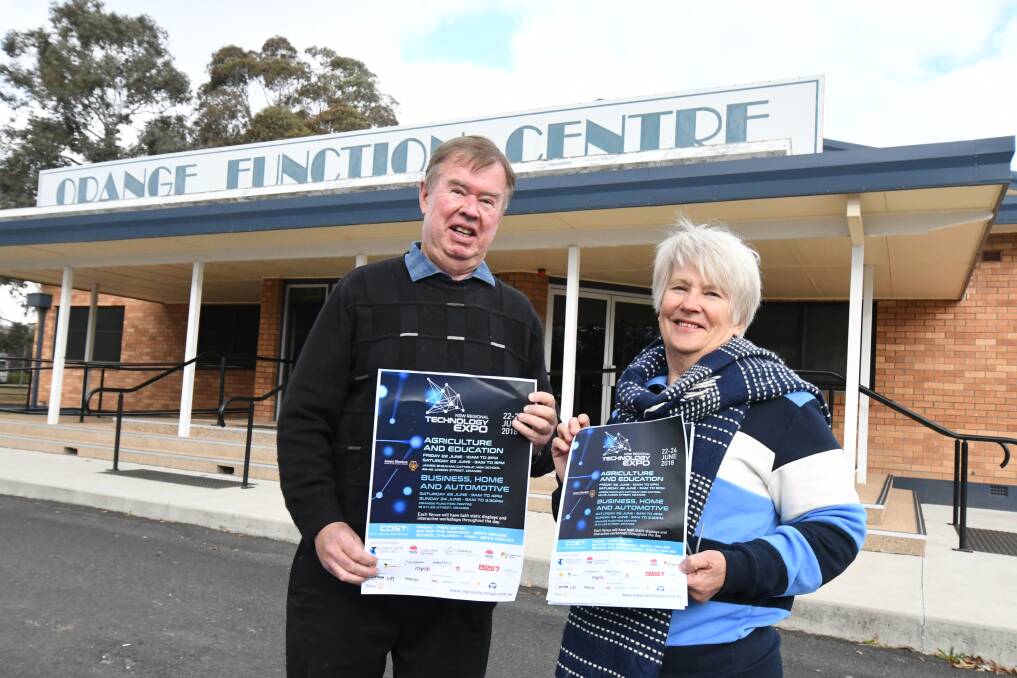 TECHNO SHOW: Rotary group’s Murray Patterson and Mary Brell are coordinating the city's first technology expo next week. Photo: JUDE KEOGH 0613jkexpo1