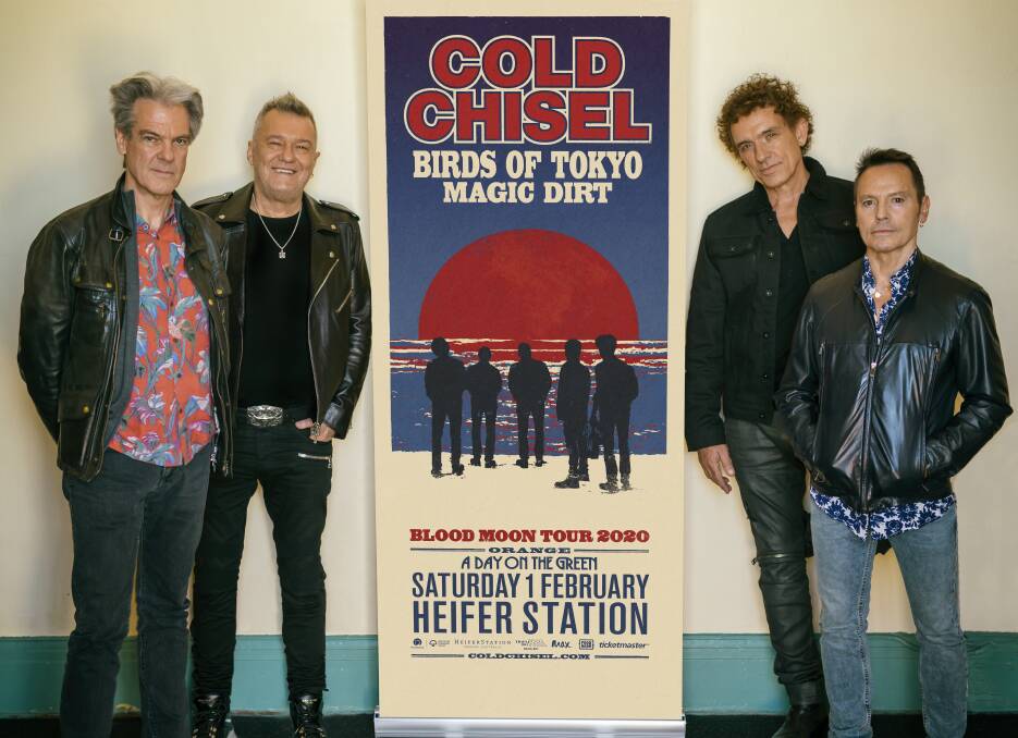 PARTY TIME: Cold Chisel will headline A Day on the Green at the inaugural Orange event in Februaury. Photo: SUPPLIED