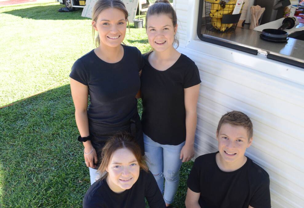 FAMILY AFFAIR: Caitlin, Rachel, Alisha and Sean Dwyer are the family behind Food Made Fresh - the new breakfast caravan at Orange Farmers' Market.