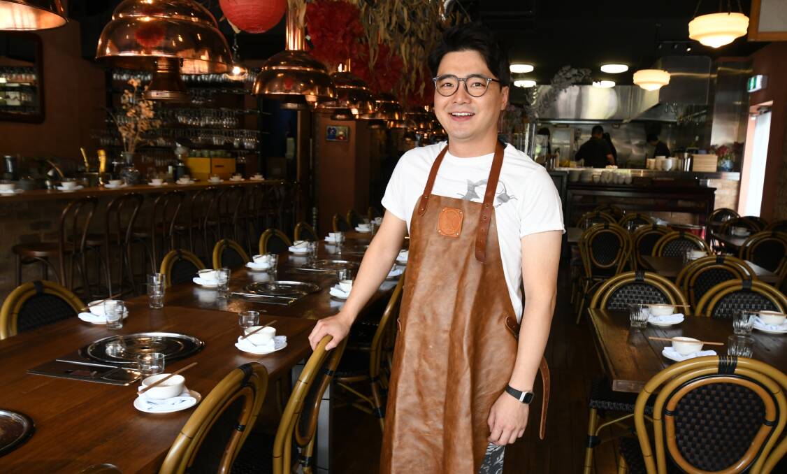 WHERE I EAT: Owner of Sushi King and Mr Lim Korean and Chinese Diner, Sam Jeon likes to head to Lolli Redini Restaurant for the risotto. Photo: JUDE KEOGH 0111jklim2