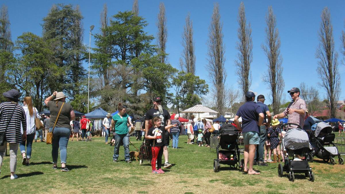 MONDAY MARKET: The Molong Village Markets return with 100 stall holders setting up at the Molong Recreation Ground. Photo: supplied