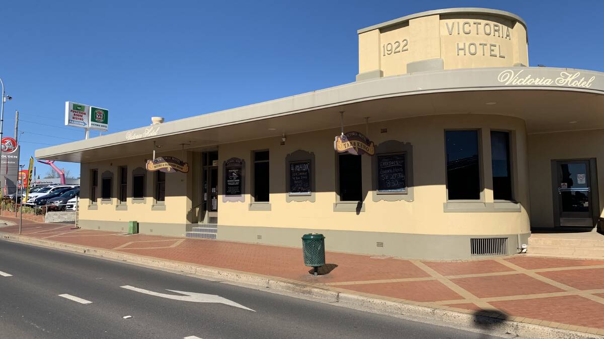 ROBBED: A cleaner was tied up during a robbery of the Victoria Hotel on Saturday. Photo: TRACEY PRISK.