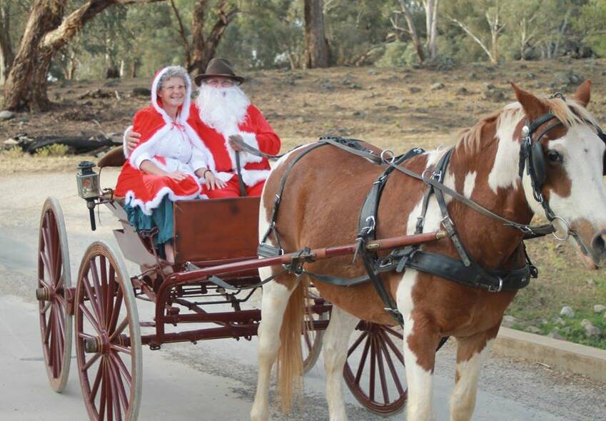 AUSSIE RUDOLPH: Mr and Mrs Claus will make their way to Cudal for a very Christmassy market this Saturday. Photo: SUPPLIED
