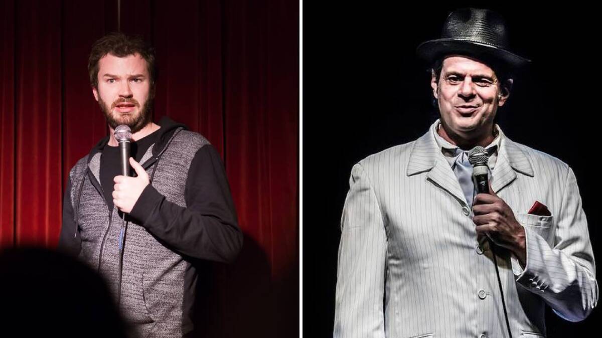 LAUGH LINEUP: Sam Bowring and Tommy Dean are next in line at Factory Espresso's comedy night. Photos: Facebook